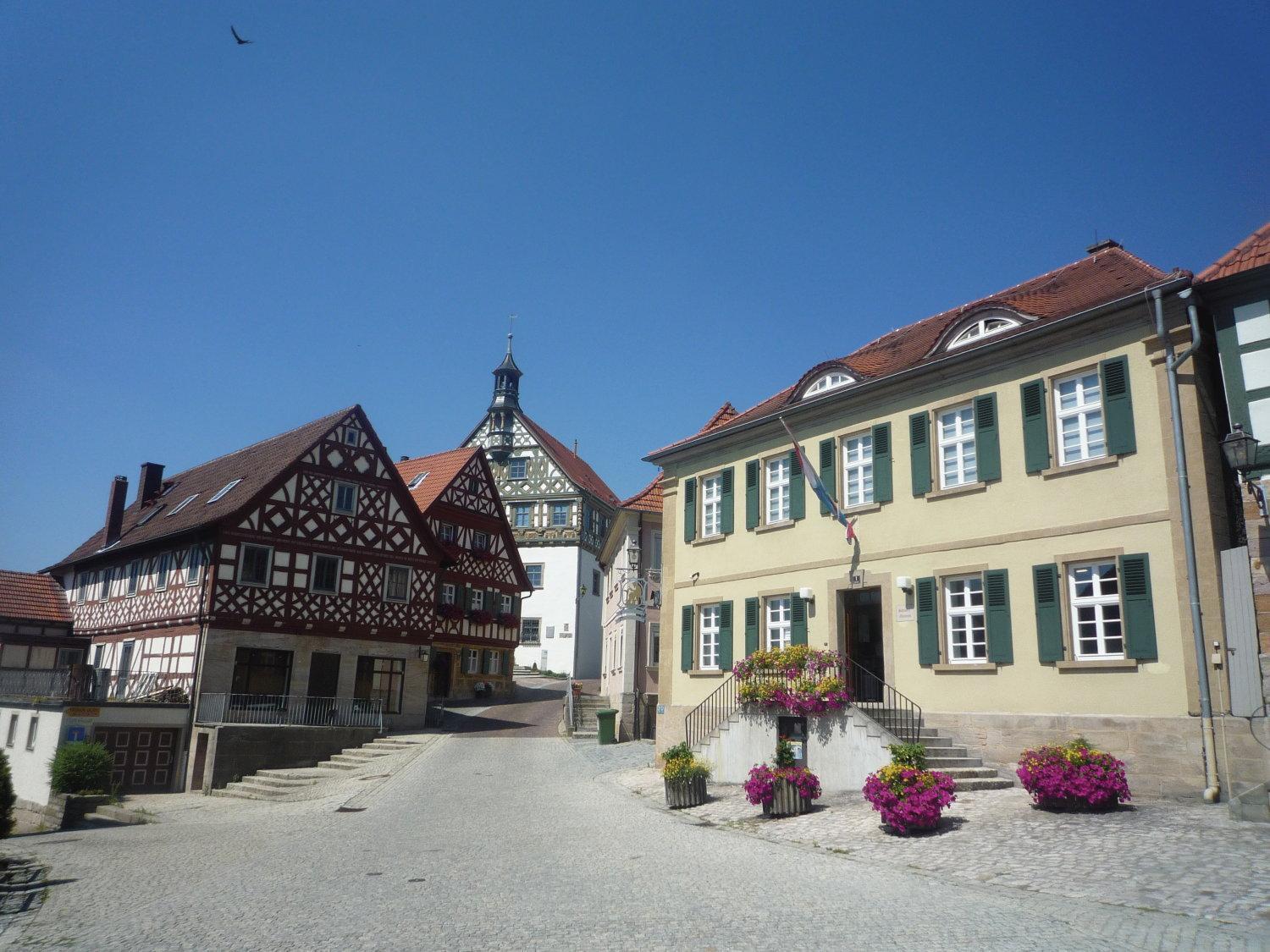 Hotel Drei Kronen Burgkunstadt Eksteriør billede